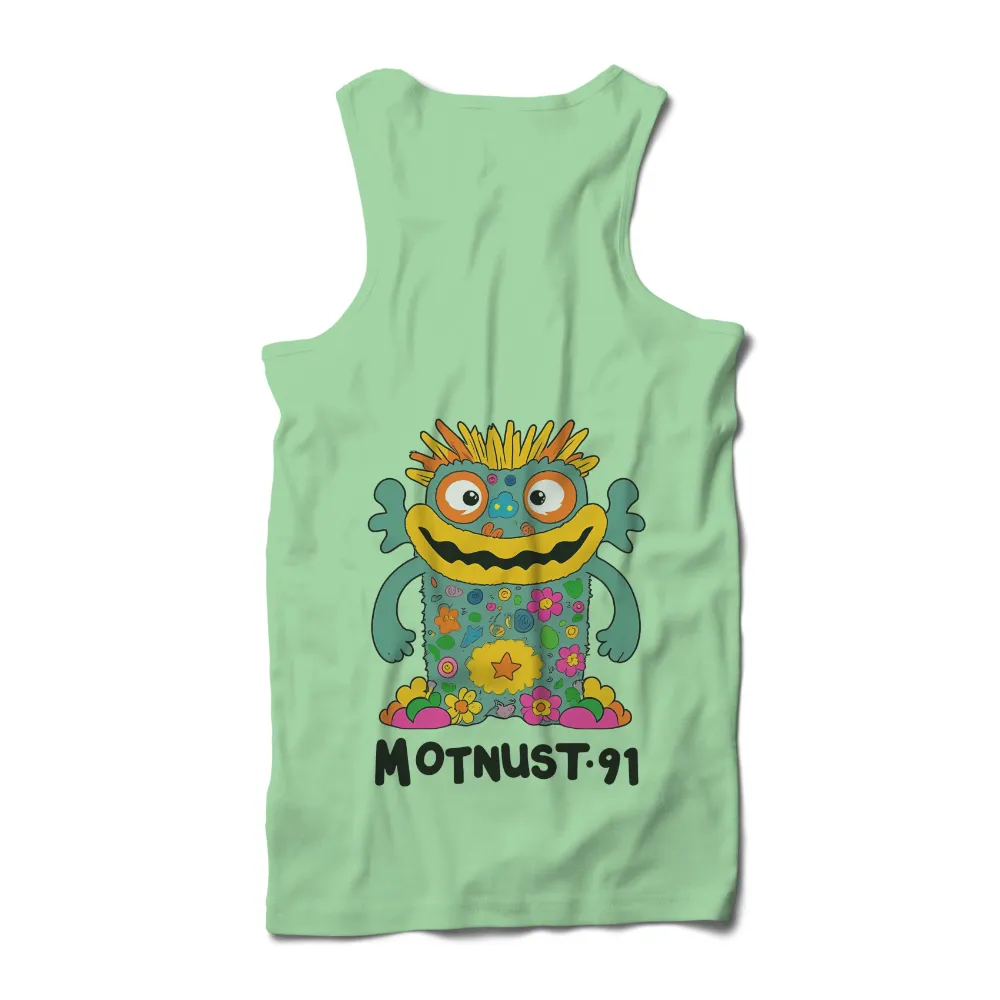 Vibrant Retro Monster Design with Playful Elements|monster truck easter shirt