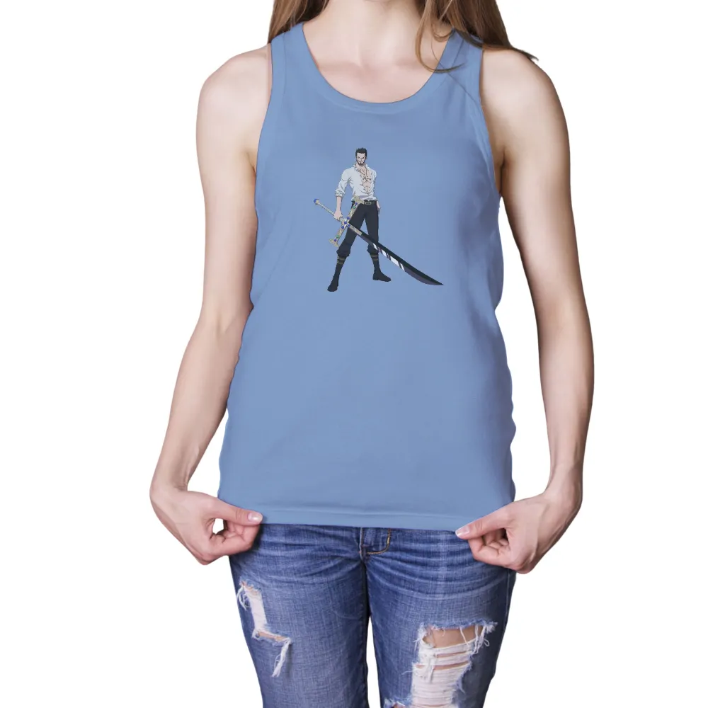 Tee Shirts Printed: Zoro's Sword - Anime Warrior Strength|tifa final fantasy shirt cut