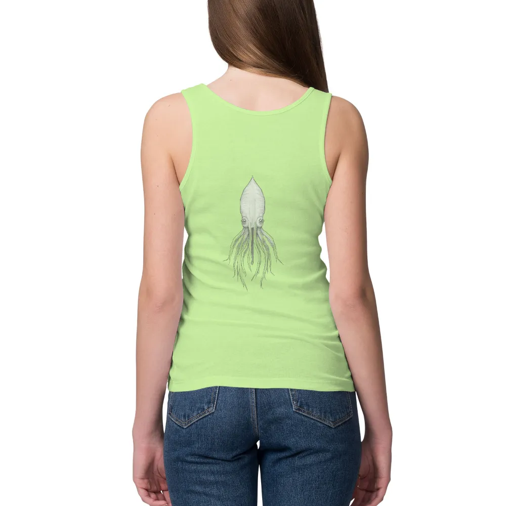 Giant Squid T-Shirts Design: A Tribute to Ocean Mysteries|web shirt design