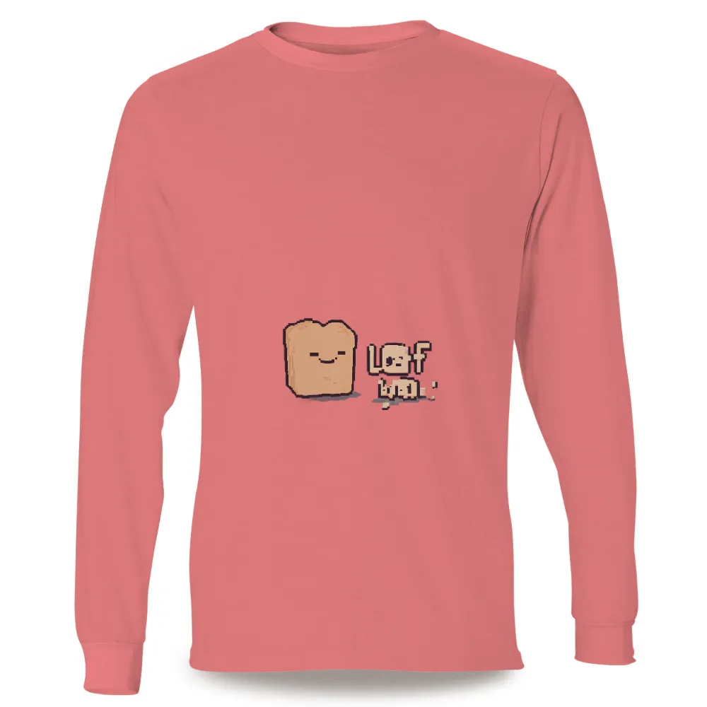 T-Shirts Design: Loaf Life - Minimalist Bread Art|life is good valentine shirt