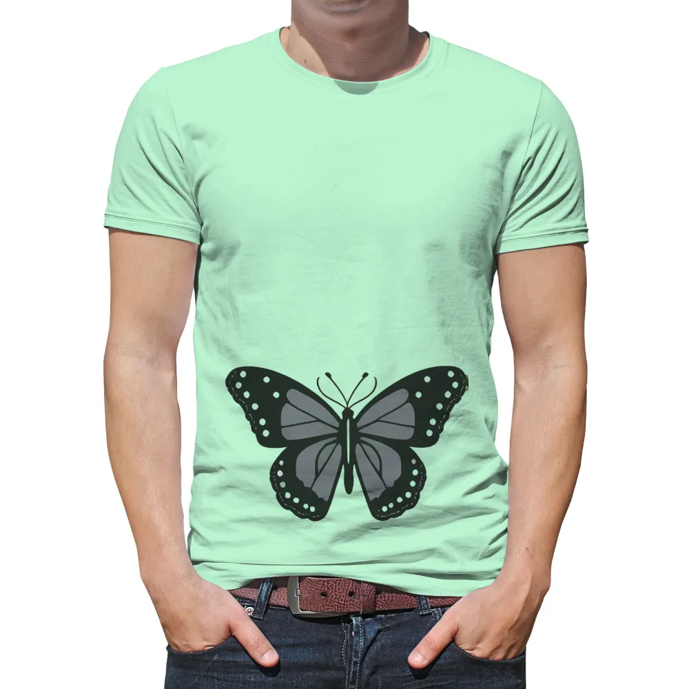 Custom Tee Shirts: Embrace Transformation with Luna the Butterfly|roblox purple bacon t shirt