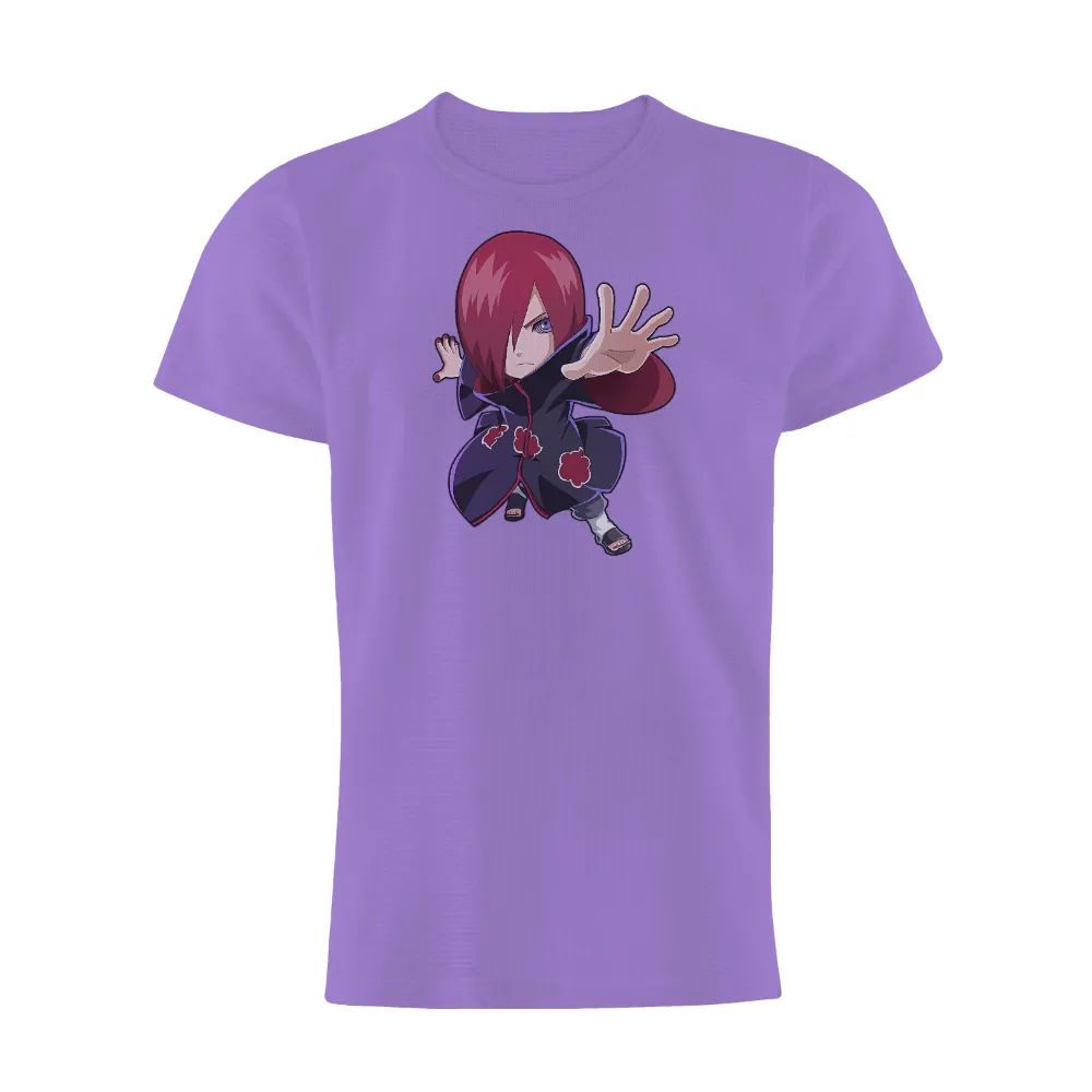 Customized Tee Shirts: Karin from Akatsuki - Anime Ninja Strength|akatsuki shirt half sleeve