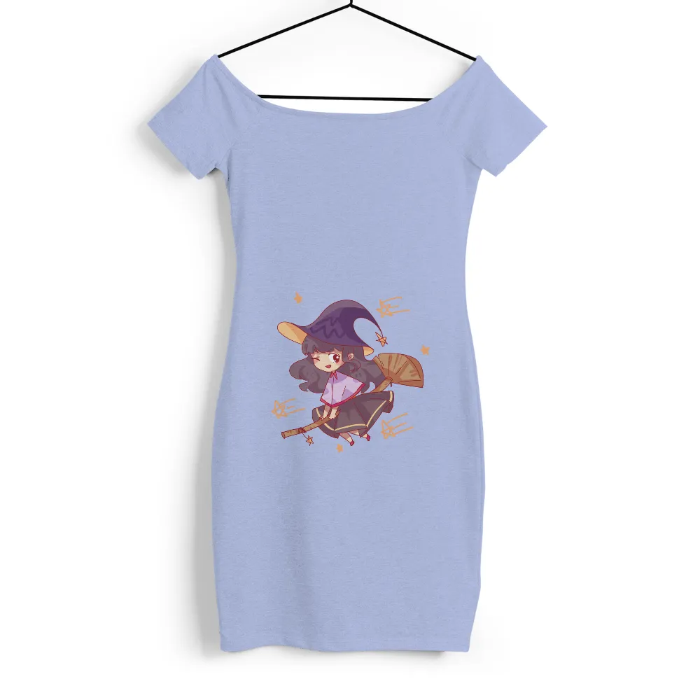 TShirt Design: Luna the Whimsical Witch|cute summer oversized shirts