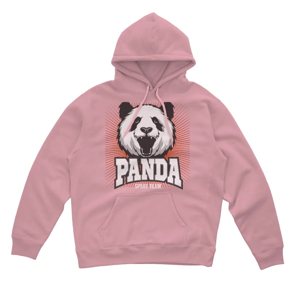 Shirts Graphic Tees: Roaring Panda Sport Team Emblem|army strong mom shirts