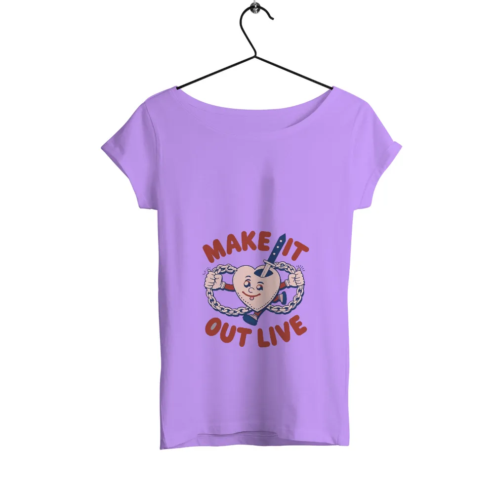 Graphic Tees: Make It Out Live - Resilience and Humor|Vibrant colors