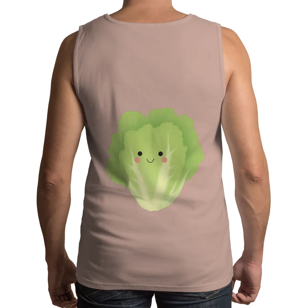 TShirt Printing: Spread Joy with Our Quirky Lettuce Character|fun summer button down shirts