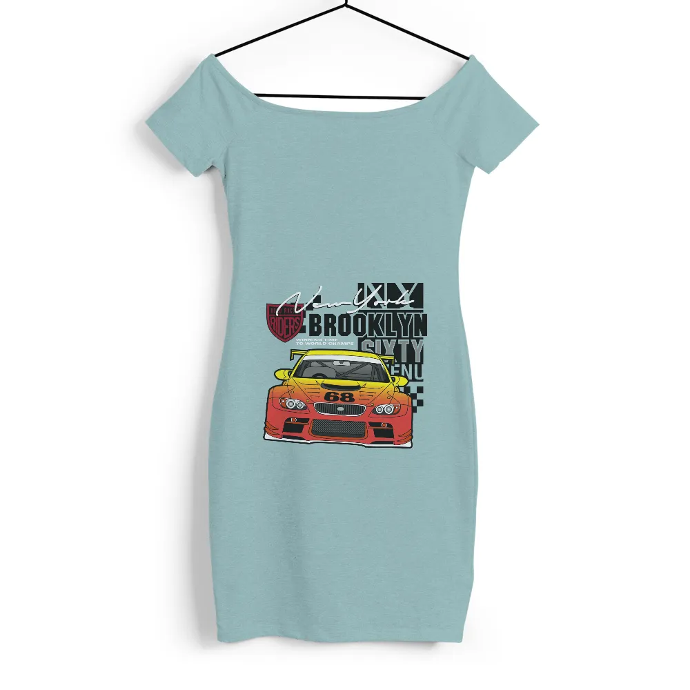 T-Shirts Design: New York Race Car Spirit|bleached racing shirts