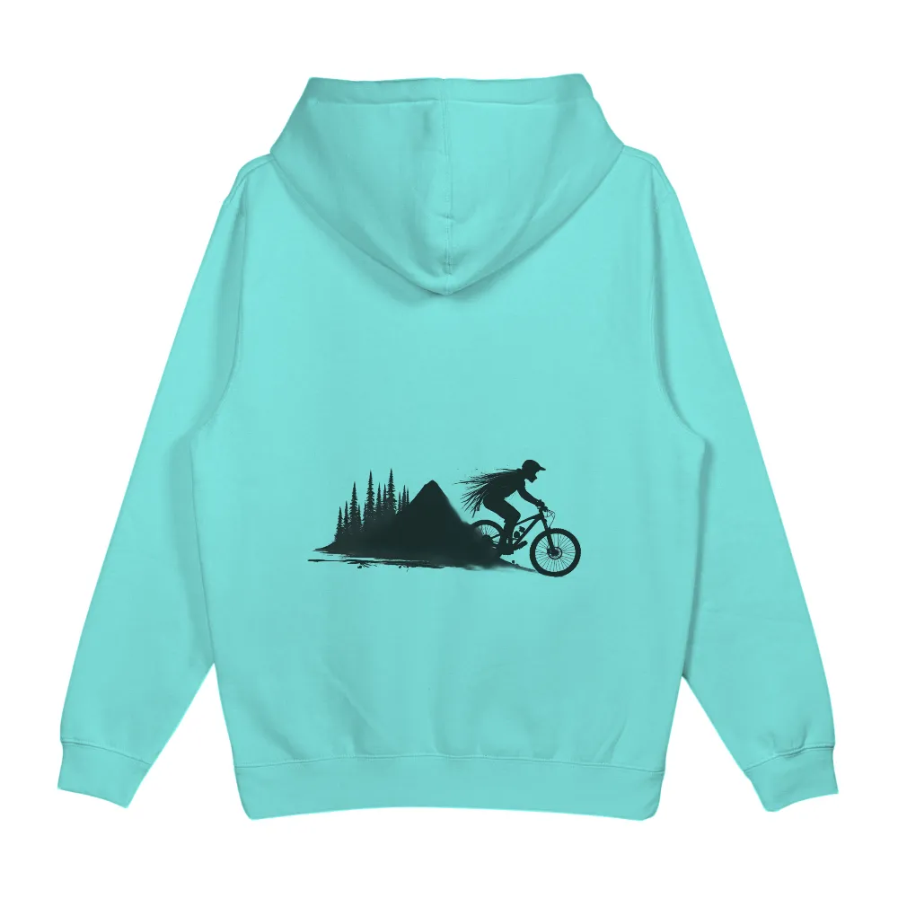 Tee Shirt Printing: Night Rider Adventure - Mountain Biking in Moonlight|endor forest summer camp shirt