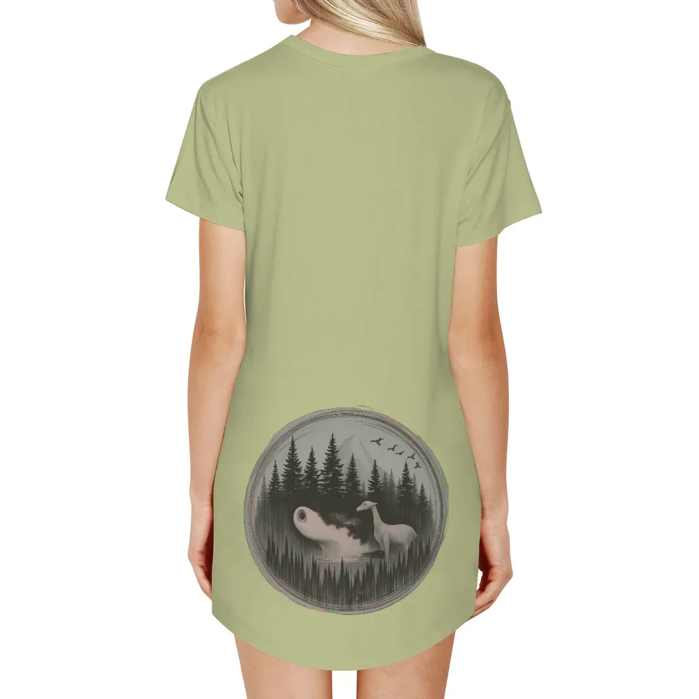 T-Shirt Printing: Mythical Creatures in a Serene Forest|angry birds philadelphia eagles