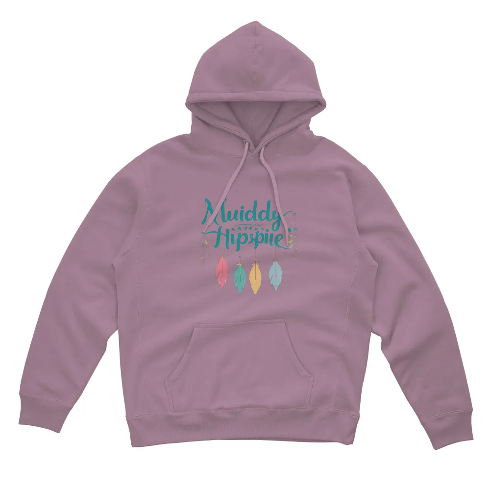 Tee Shirt Printing: Muiddy Hippie - Embrace Your Journey|human beings colors may vary shirt