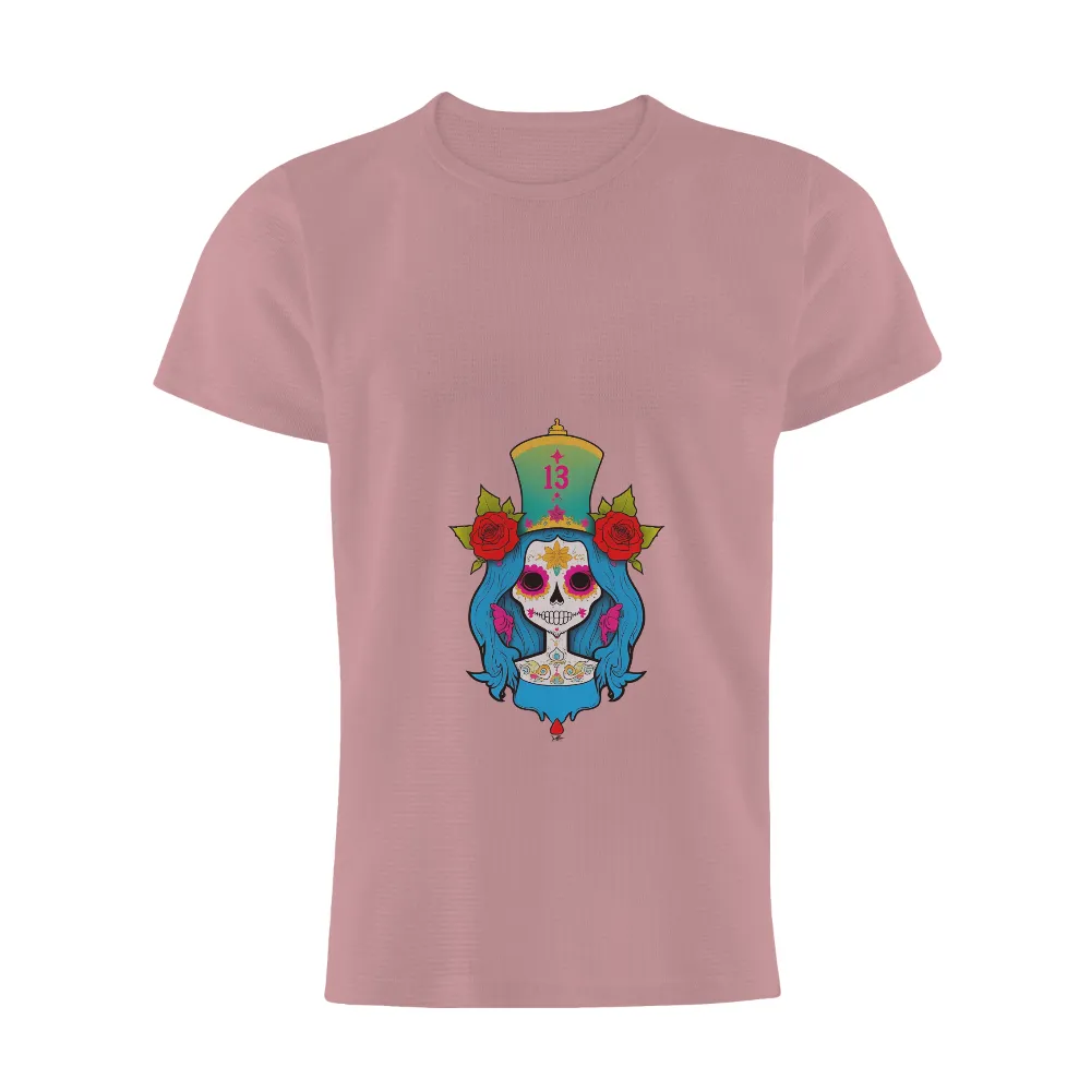 Vibrant Day of the Dead Design: Sugar Skull, Mexican Culture|family tradition shirt