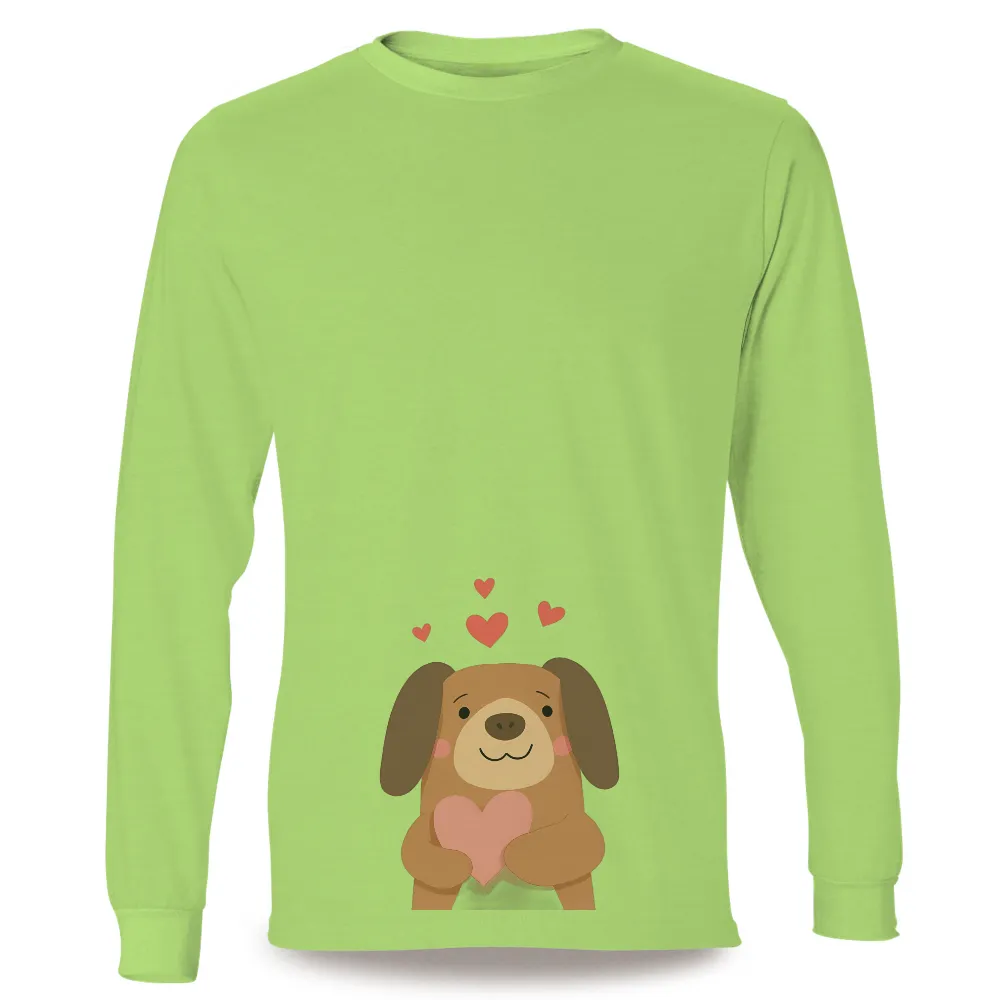 T-Shirts Pattern: Bella the Love Dog Spreading Joy|love like 90s r&b shirt