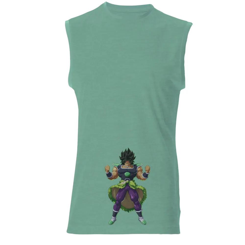 Graphic Tees: Broly's Iconic Power Pose from Dragon Ball|dragon ball father's day shirt