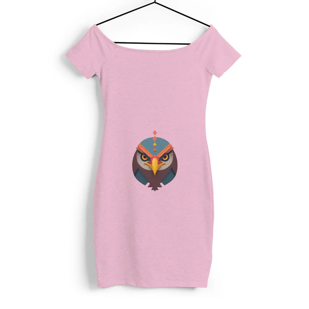 Custom Owl Wisdom Apparel: Geometry Meets Traditional Art|nirvana 90's vintage tee