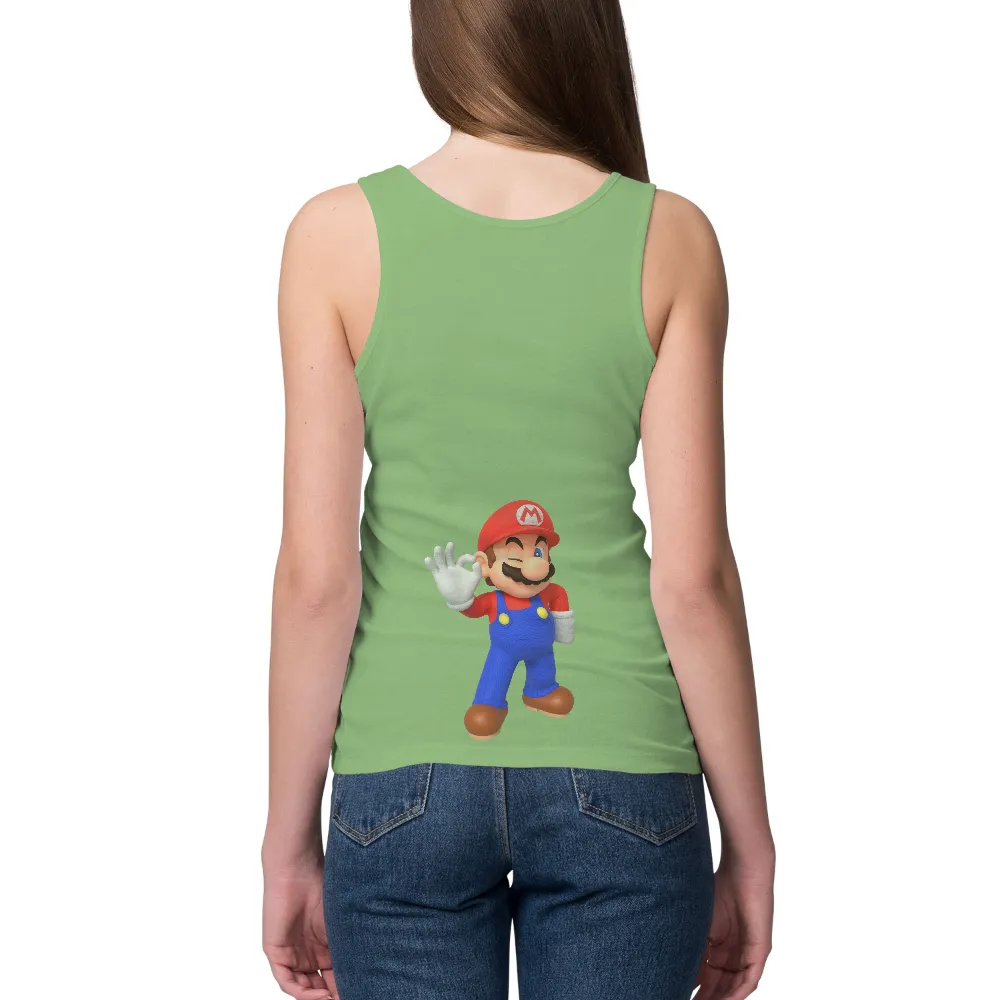 Customized Tee Shirts: Mario's Adventure - Gaming Hero|critically acclaimed mmorpg final fantasy xiv shirt