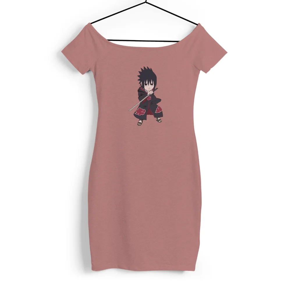 T-Shirts Pattern: Sasuke's Journey in Minimalist Design|akatsuki shirt roblox