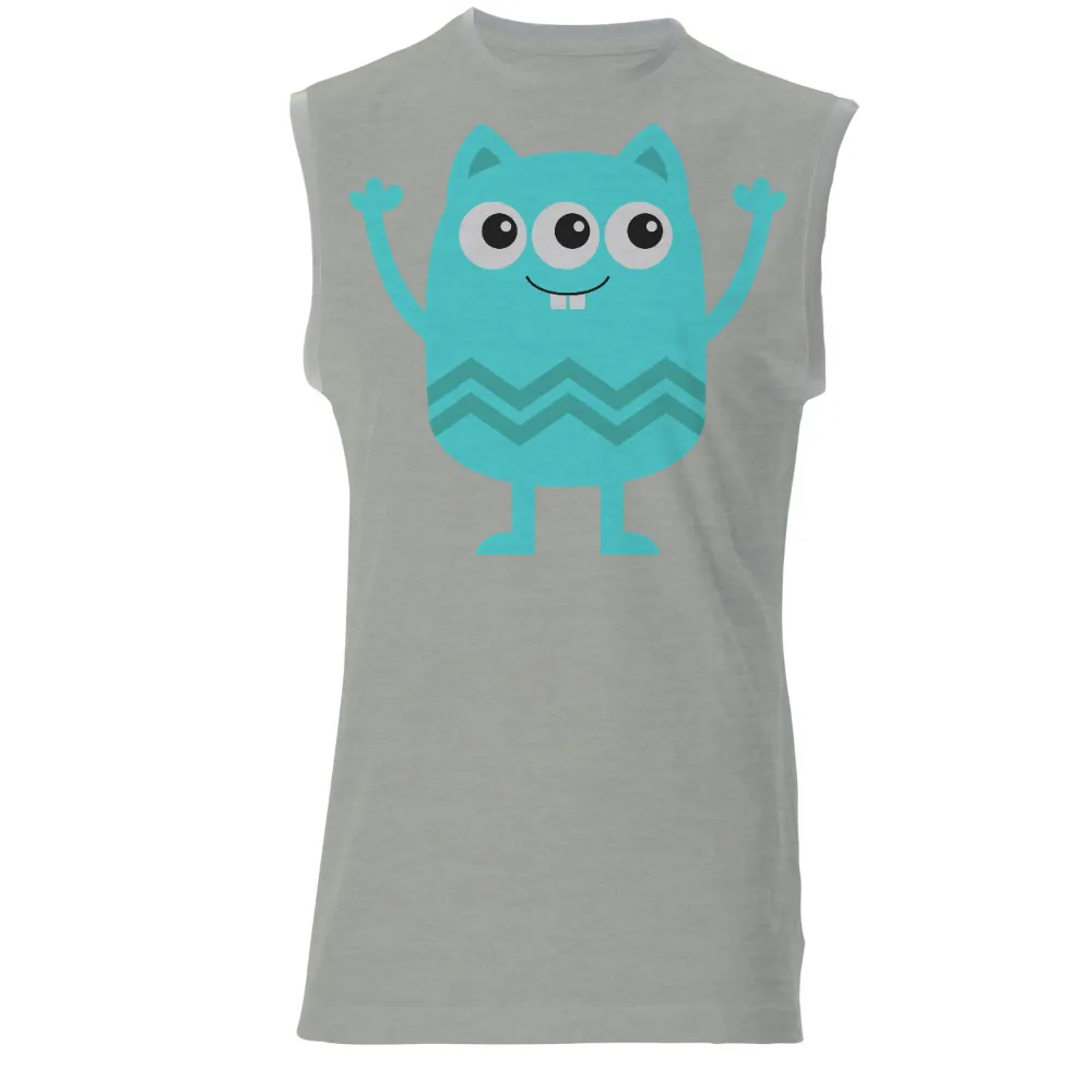 Customized Tee Shirts: Spread Joy with Zippy the Blue Monster|bleach a blue shirt