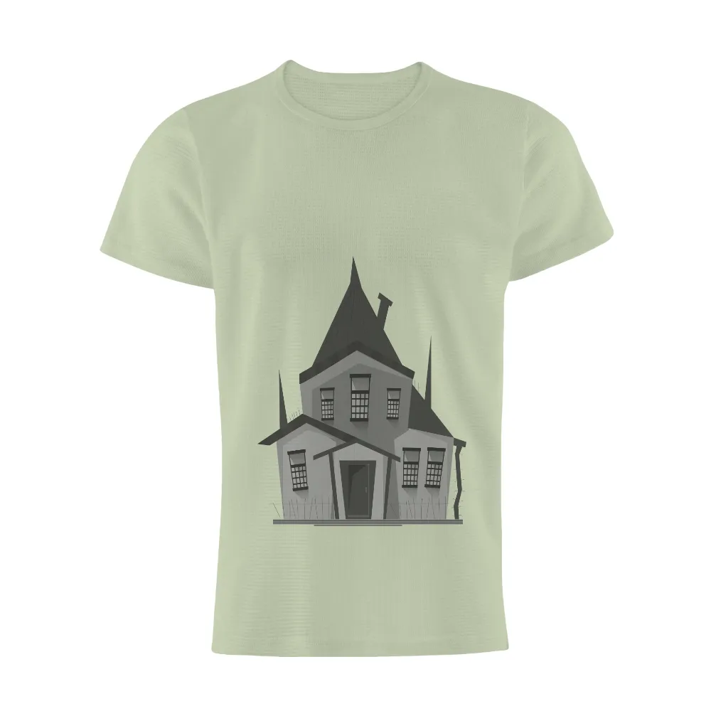 Customized Tee Shirts: Whimsical House - A Fairy Tale Come to Life|unique dodgers t shirts