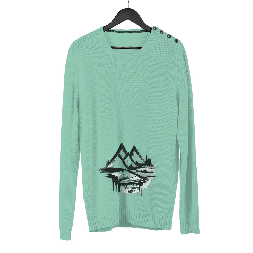 Customized Tee Shirts: Explore Tranquility with Geometric Mountains|80s vintage tshirts