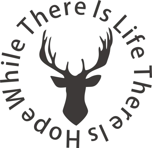 Graphic Tees: While There Is Life There Is Hope - Deer Design