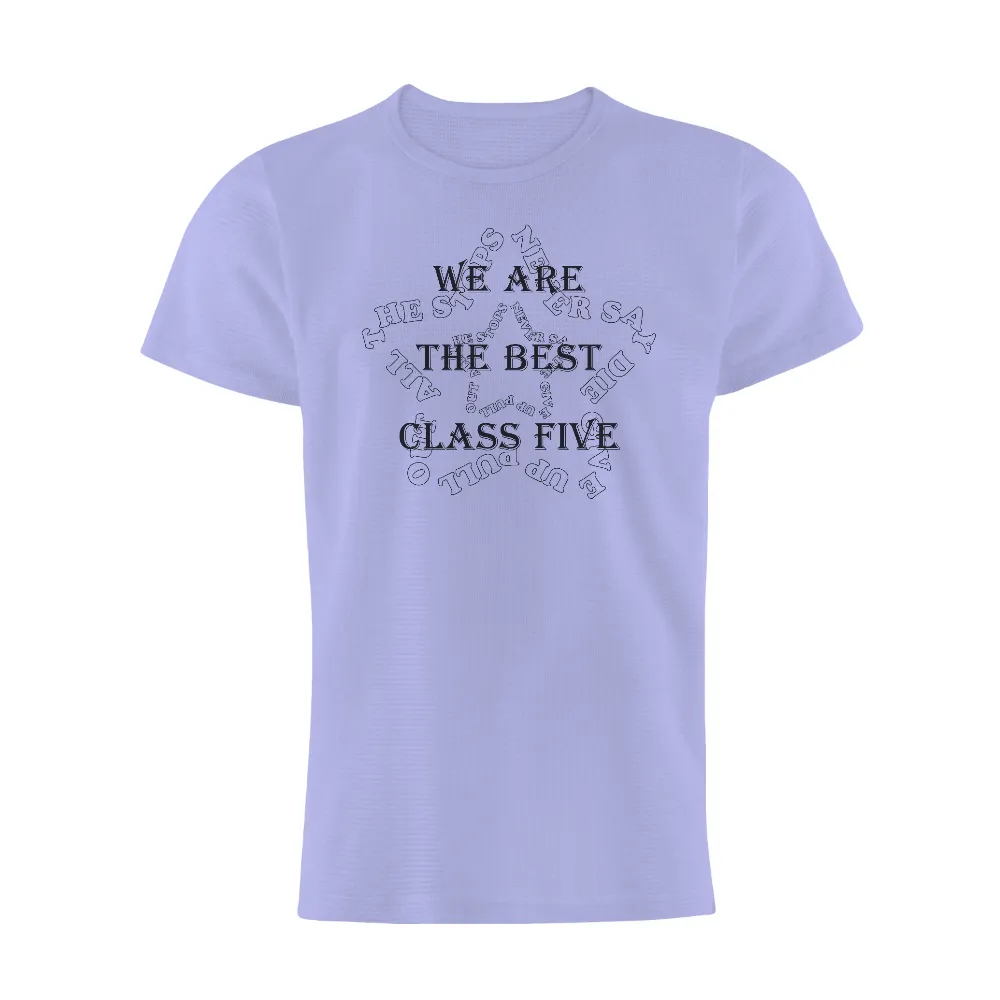 TShirt Design: We Are The Best - Class Five|rainbow tie dye pride shirt