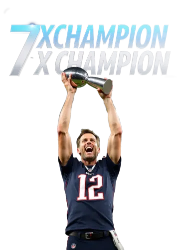 7x Champion - tom brady t shirt