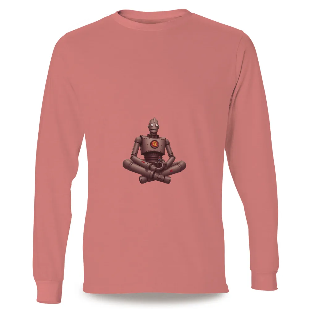 Graphic Tees: Rusty the Robot - A Symbol of Inner Peace|t shirt roblox vintage