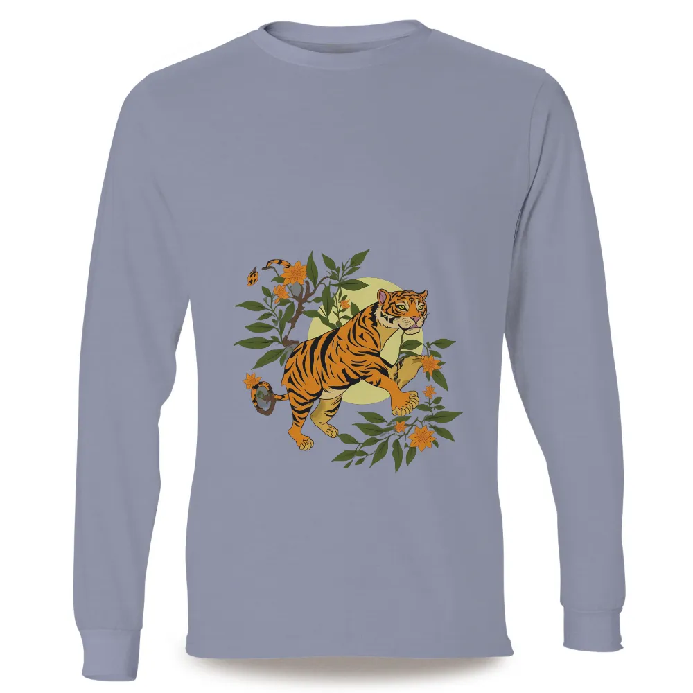 Shirts Graphic Tees: Tiger Moon - Courage and Serenity|harmony day t shirts best and less