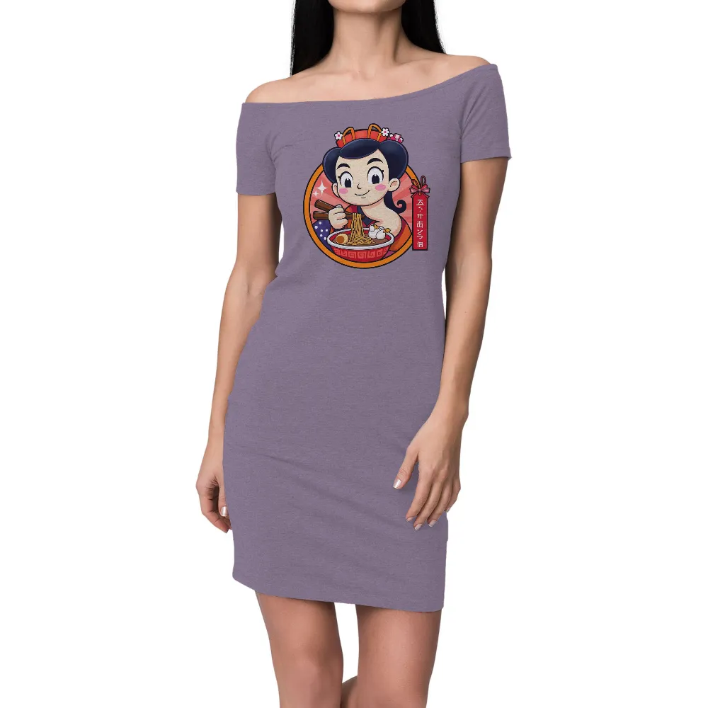 T-Shirts Pattern: Sakura's Noodle Shop Adventure| tender dumplings