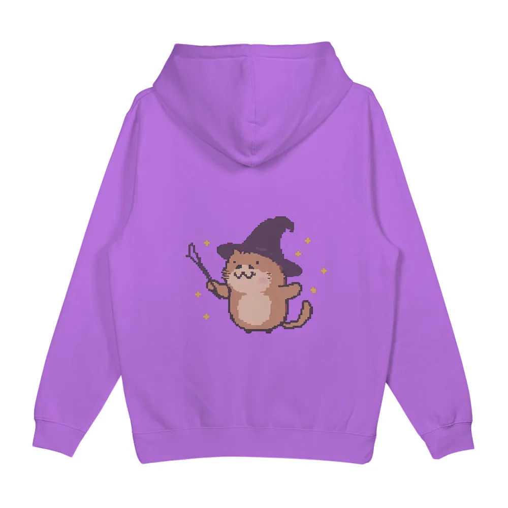 Customized Tee Shirts: Whimsical Otter Wizard - Magic, Stars, Enchantment|cute shirts for valentine's day