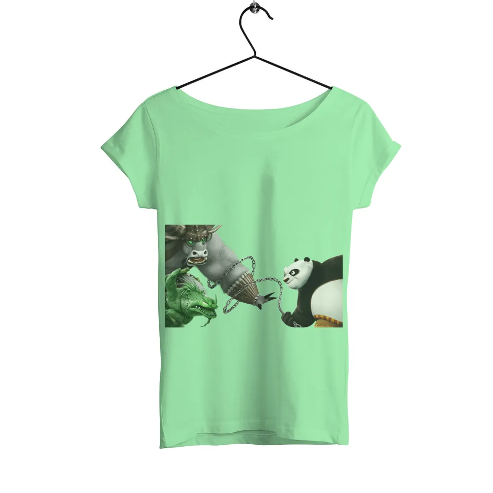 T-Shirts Custom: Epic Battle of Tai Lung vs Po in Kung Fu Panda|gully rowdy hero shirts