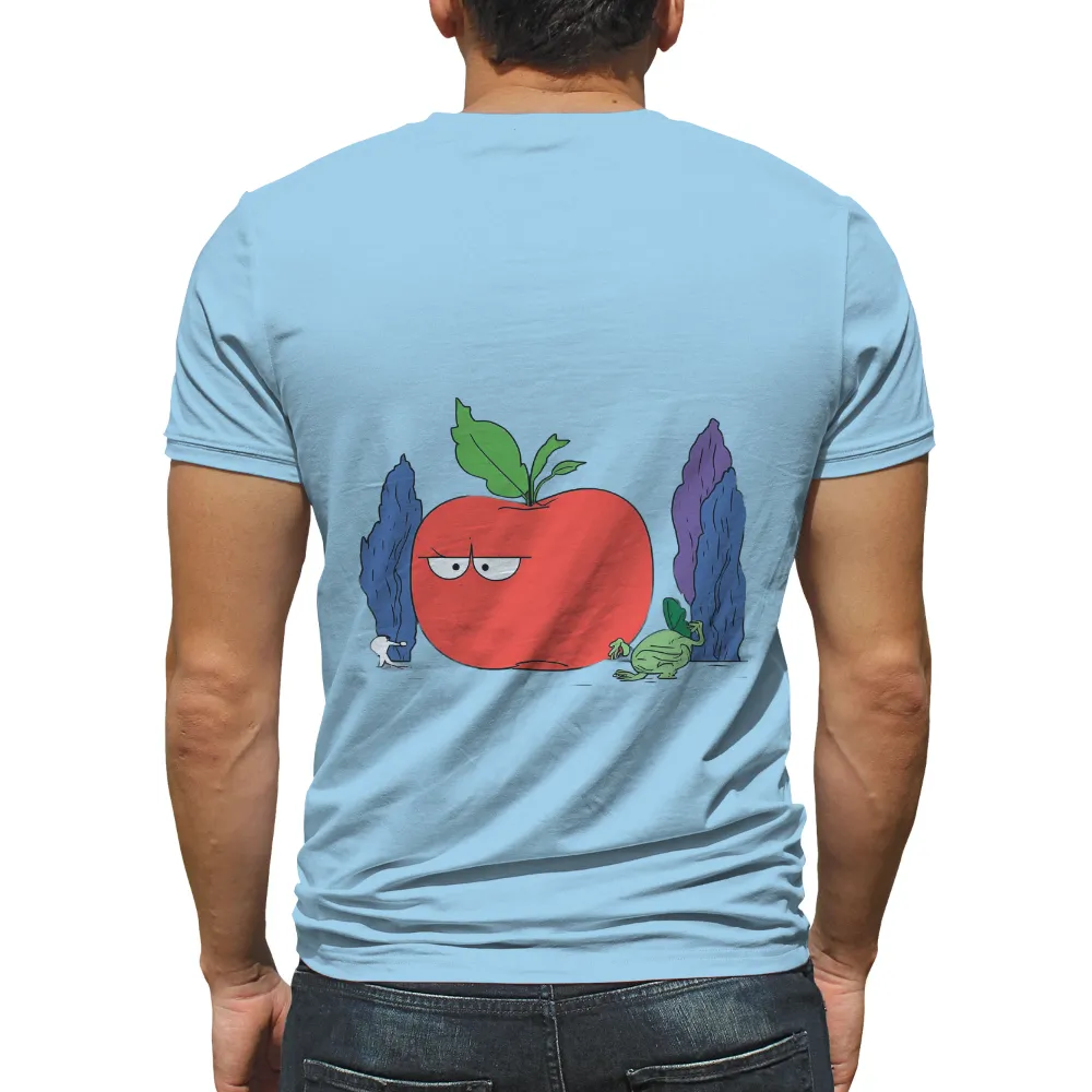 Tee Shirt Printing: Sour Apple's Whimsical Adventure|milano calou vibrant summer shirt