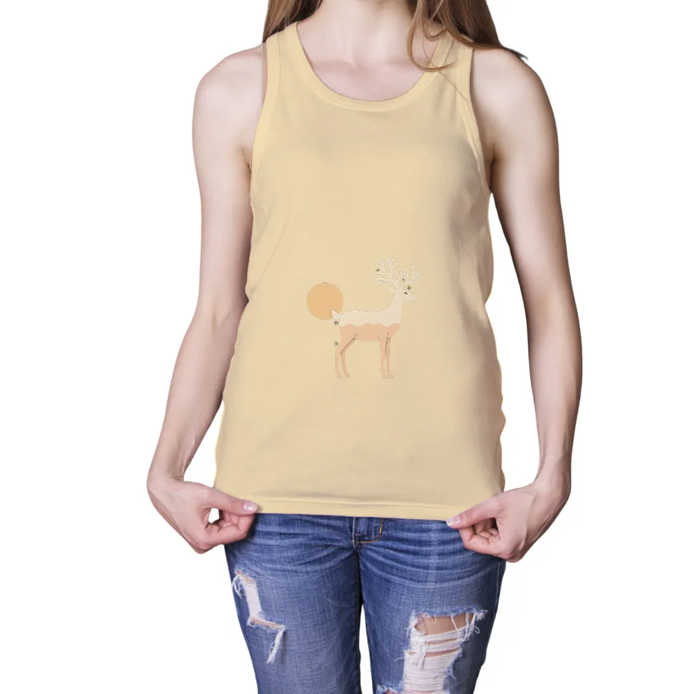 Customized Tee Shirts: Luna, the Deer of Harmony|bear with deer antlers t shirt