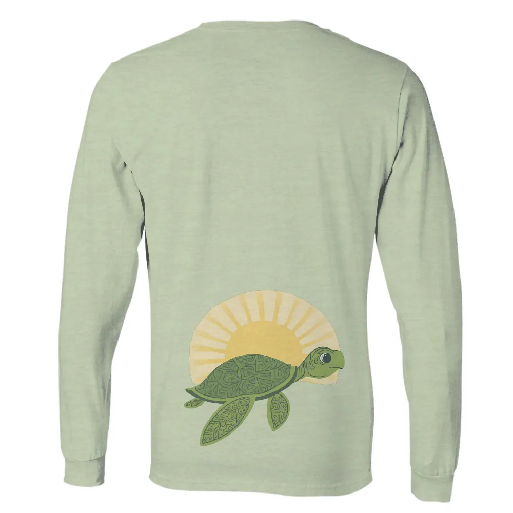 Tee Shirt Printing: Sea Turtle Sunrise - Hope and Resilience|miller high life tshirts