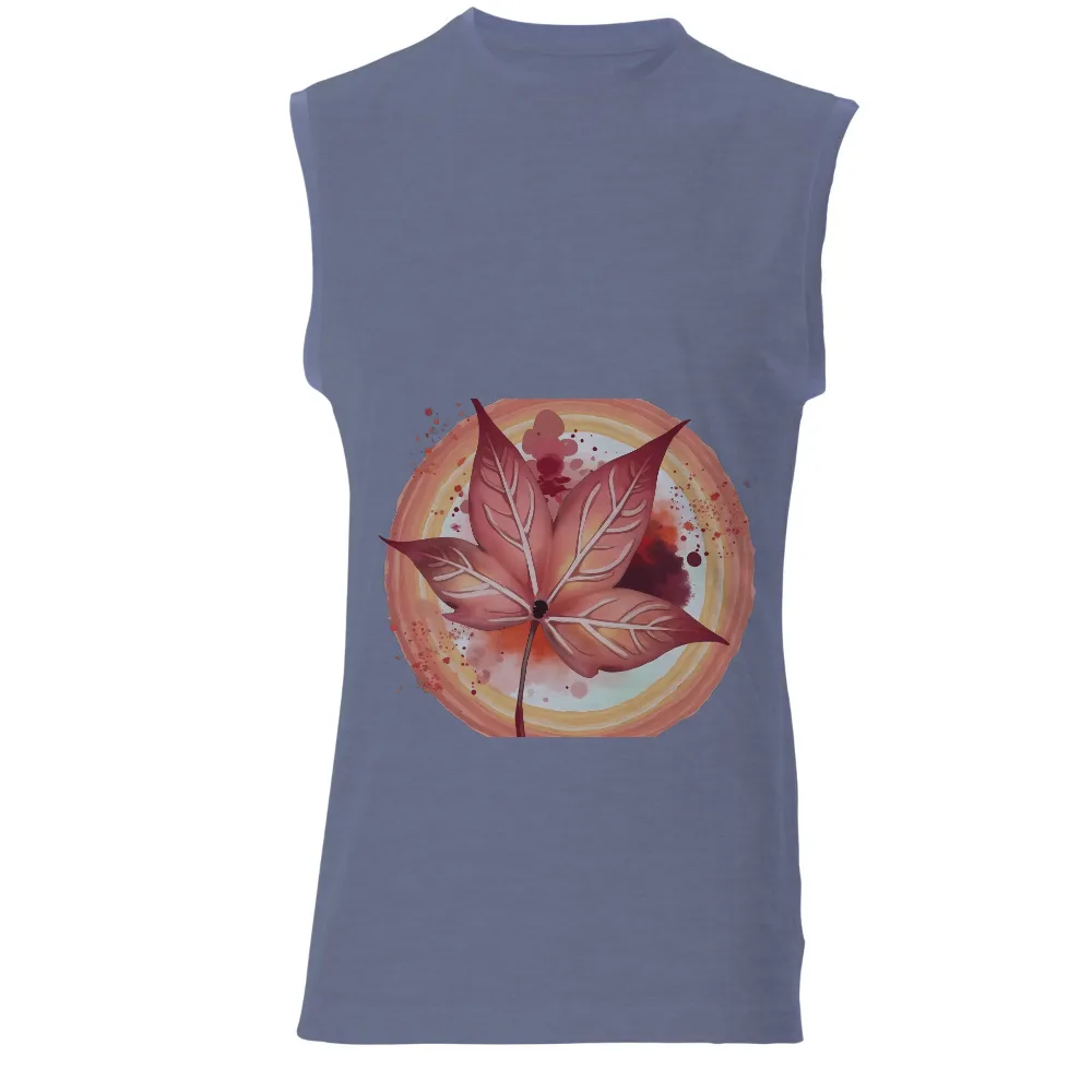 T-Shirts Pattern: Nature's Glow - Leaf Design|harmony day t shirts best and less