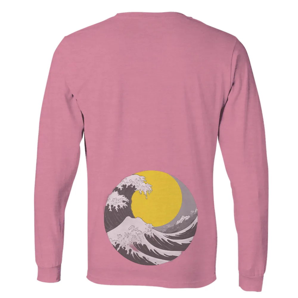 Waves, Sun, and Japanese Art Inspired by Hokusai's 'The Great Wave off Kanagawa'|don t buy the sun t shirt