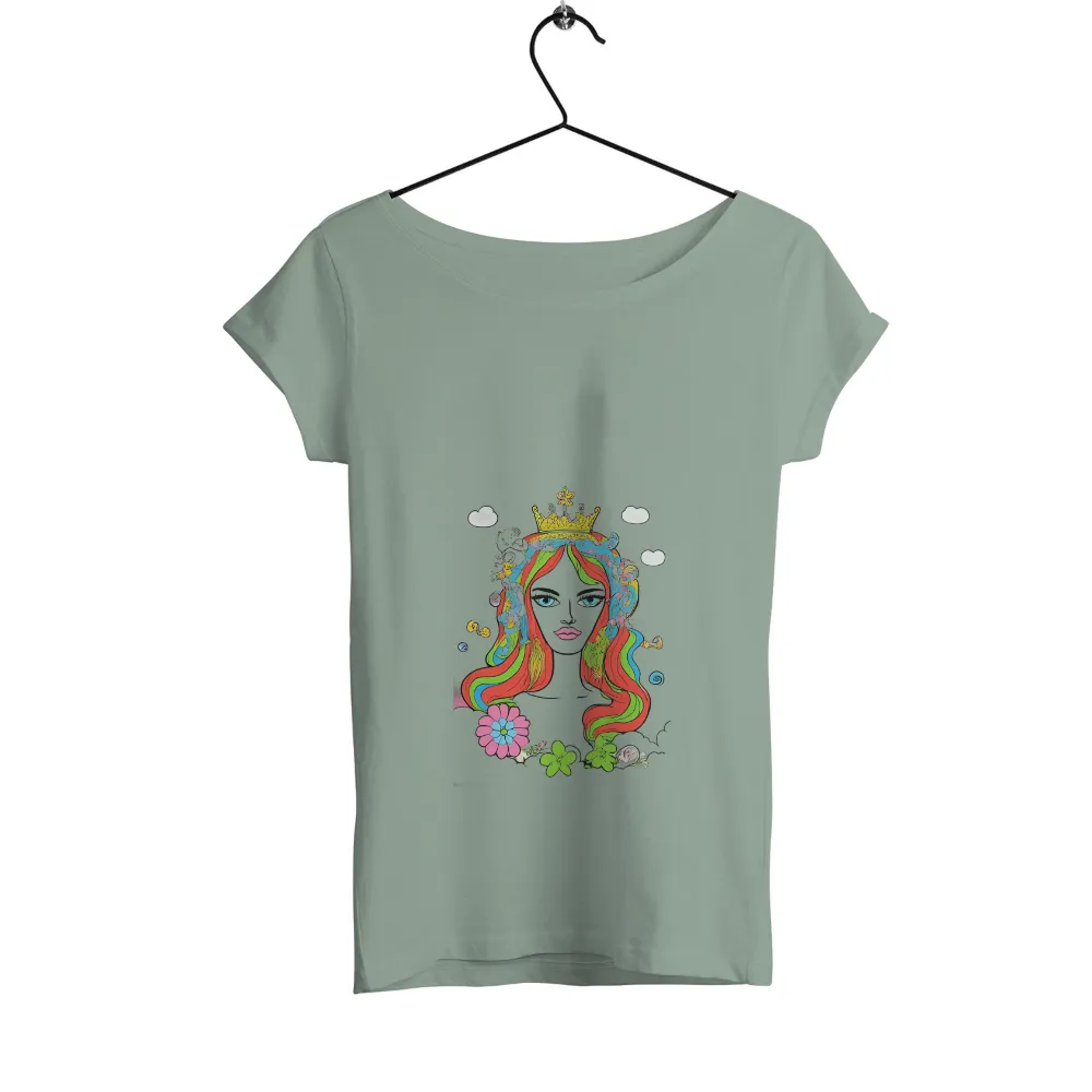 Queen of Dreams: A Vibrant TShirt Design|queen bee shirt womens