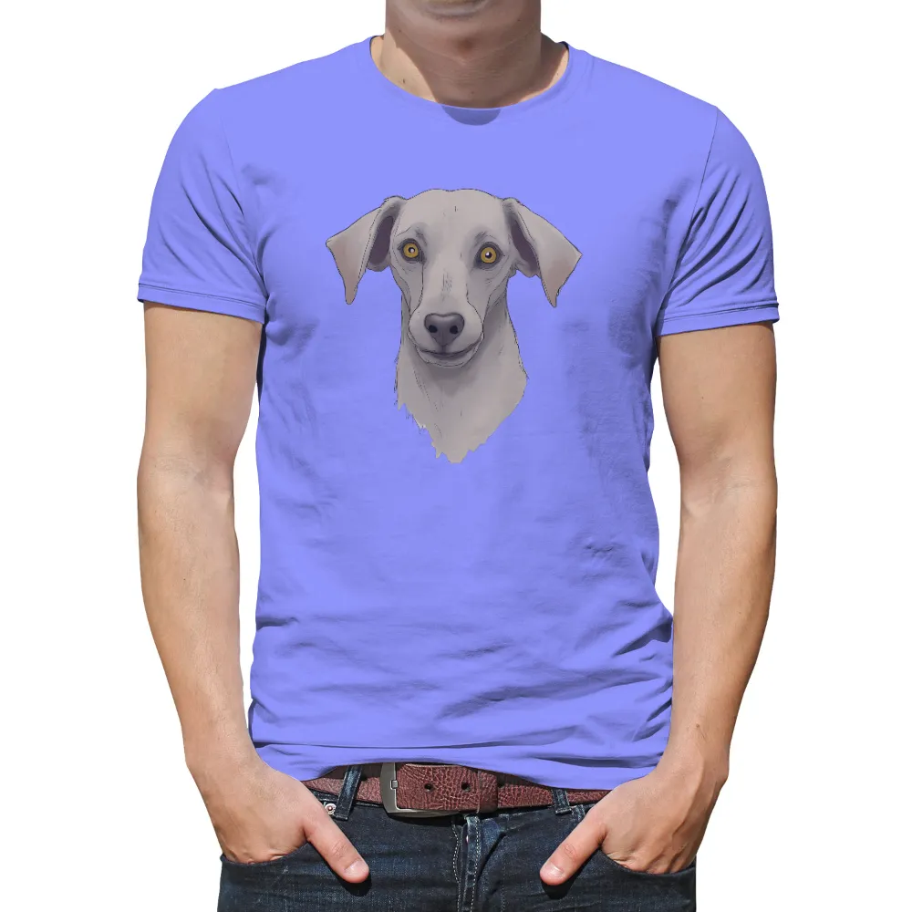 Custom T-Shirt Printing: Expressive Dog Design | Unconditional Love & Loyalty| Lifelike dog design