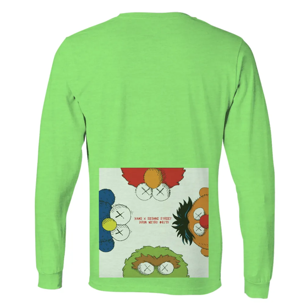 Custom T-Shirt Printing: KAWS x Sesame Street - Iconic Characters in Modern Art|kaws t shirt women