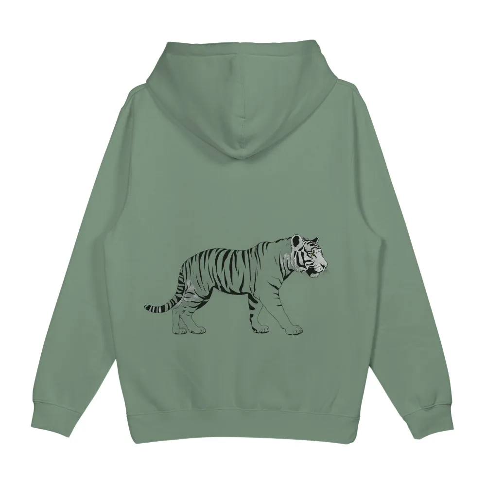 Graphic Tees: White Tiger - Strength and Resilience|owen power