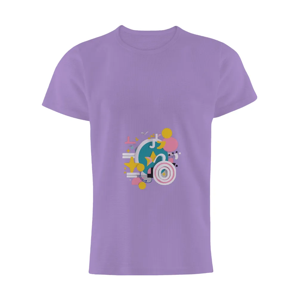 Graphic Tees: Whimsical Camera Lens Celebration|comfort colors 4th of july shirt