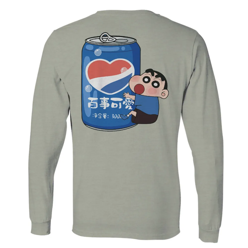 T-Shirts Design: Shin-chan's Magical Soda Adventure|banksy joy millward