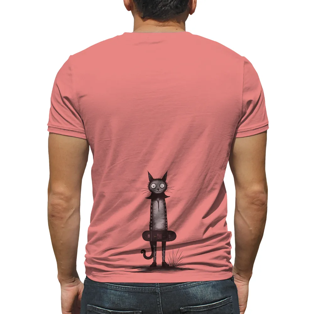 Custom Tee Shirts: SkateCat - Street Art Inspired Design| Street art inspired design