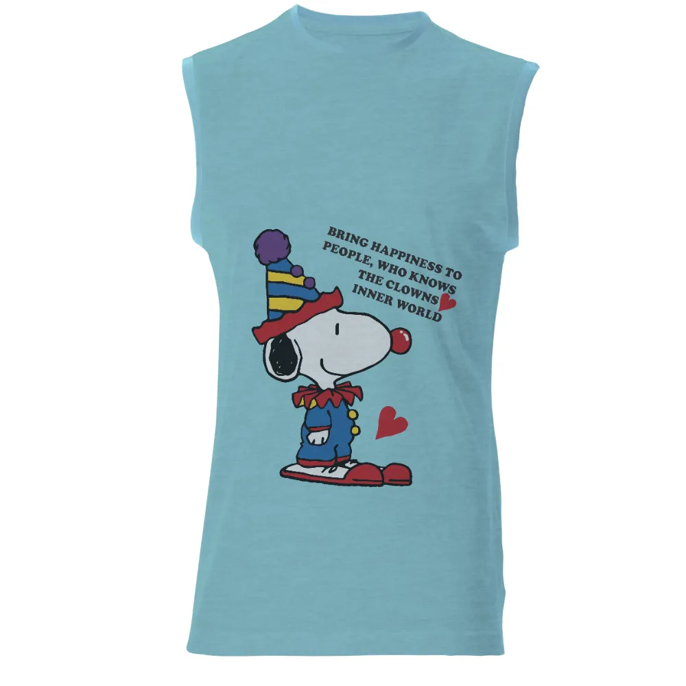 Custom T-Shirt Printing: Spread Joy with Snoopy's Clownish Dance|90s vintage shirts cheap