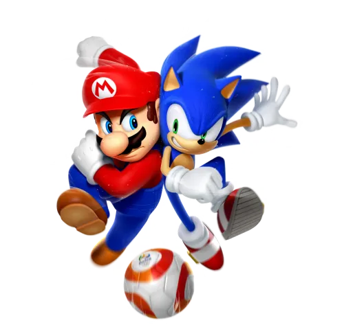 Tee Shirts Printed: Mario and Sonic Soccer Showdown