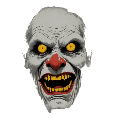 TShirt Printing: The Nightmare Clown - Horror Design