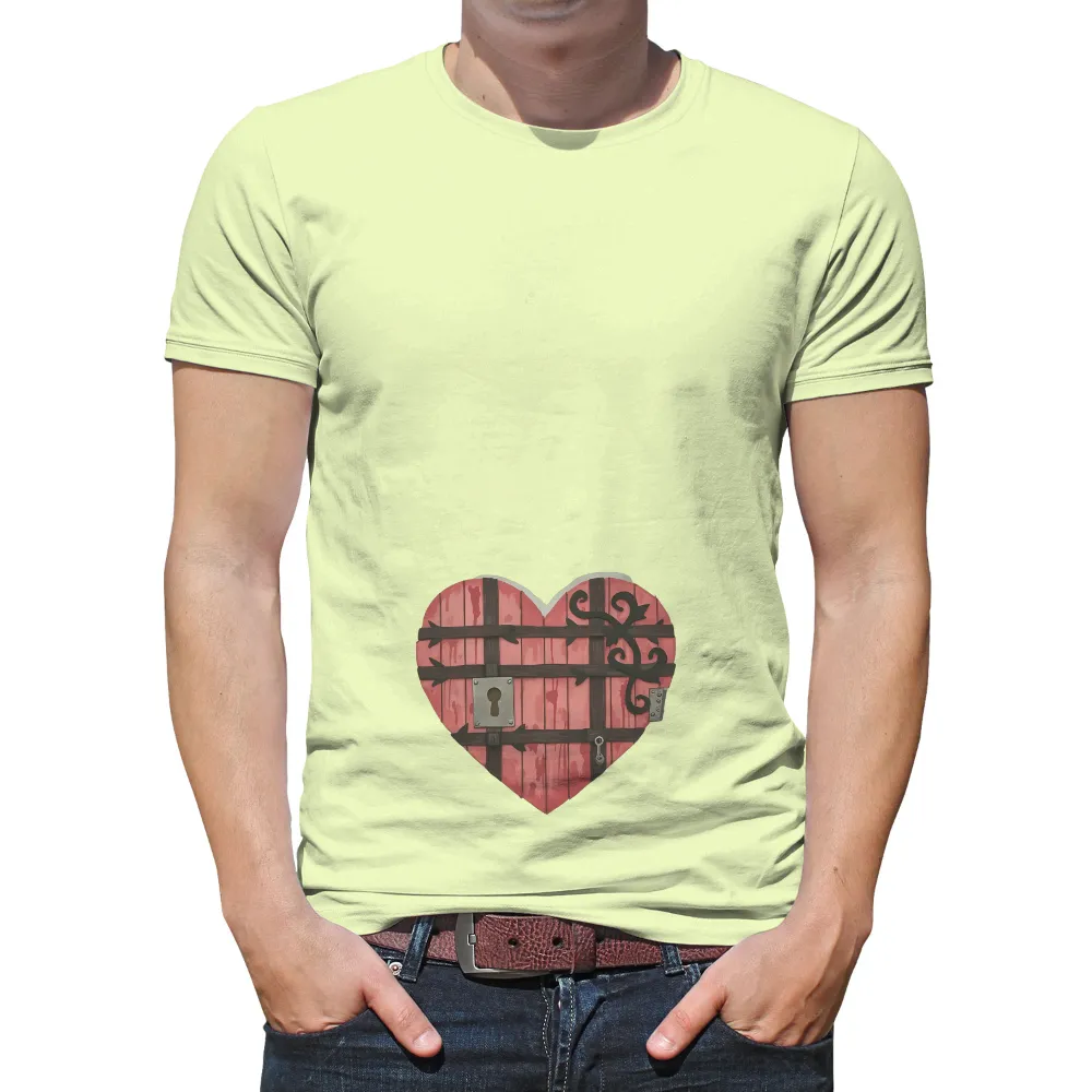 T-Shirts Design: Unlock the Mysteries of the Heart| central keyhole