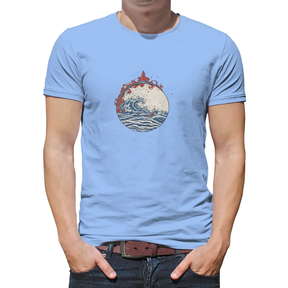 T-Shirts Design: The Power and Beauty of the Ocean|life is good fathers day shirt