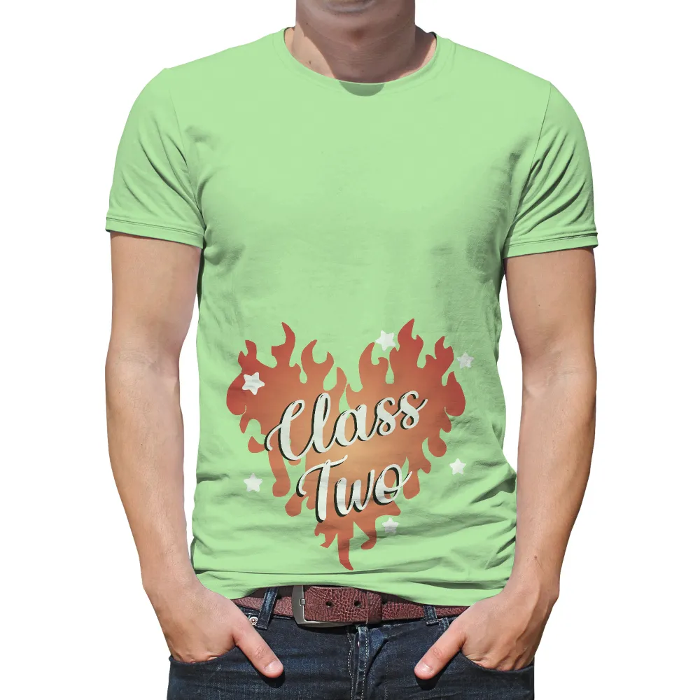 Custom T-Shirt Printing: Class Two - Flames of Unity and Passion|calgary flames capfriendly