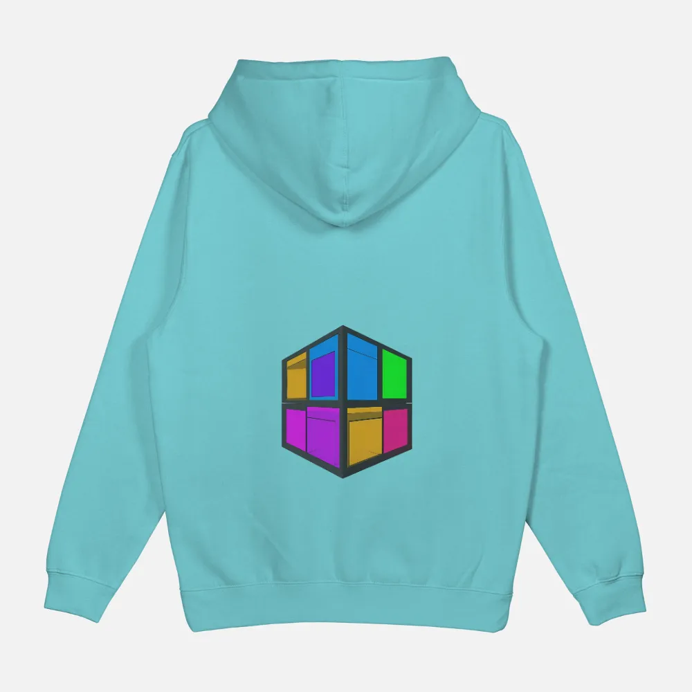 Modern Digital Art Cube: A Vibrant Symbol of the Digital Era|t shirt with rubik's cube